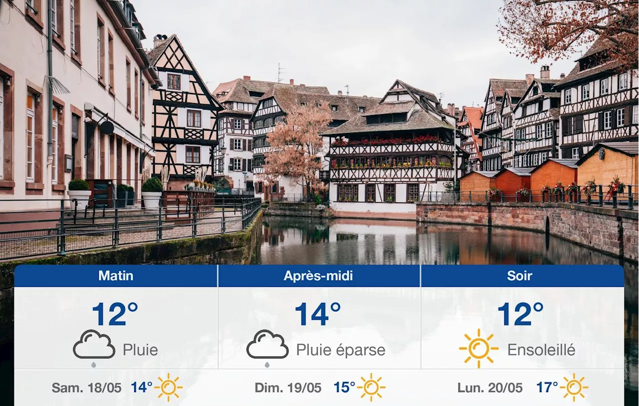 Météo Strasbourg: prévisions du vendredi 17 mai 2024