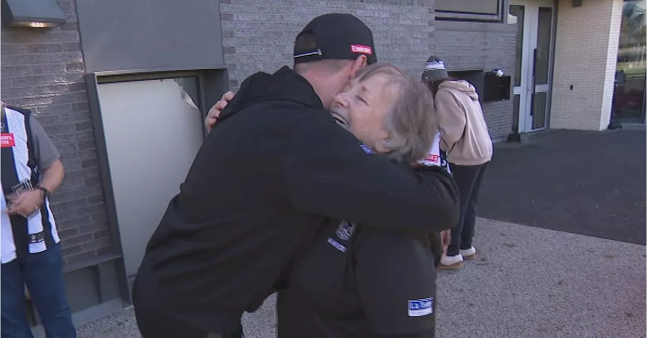 Great-grandmother embraced by beloved Magpies after ugly e-scooter incident