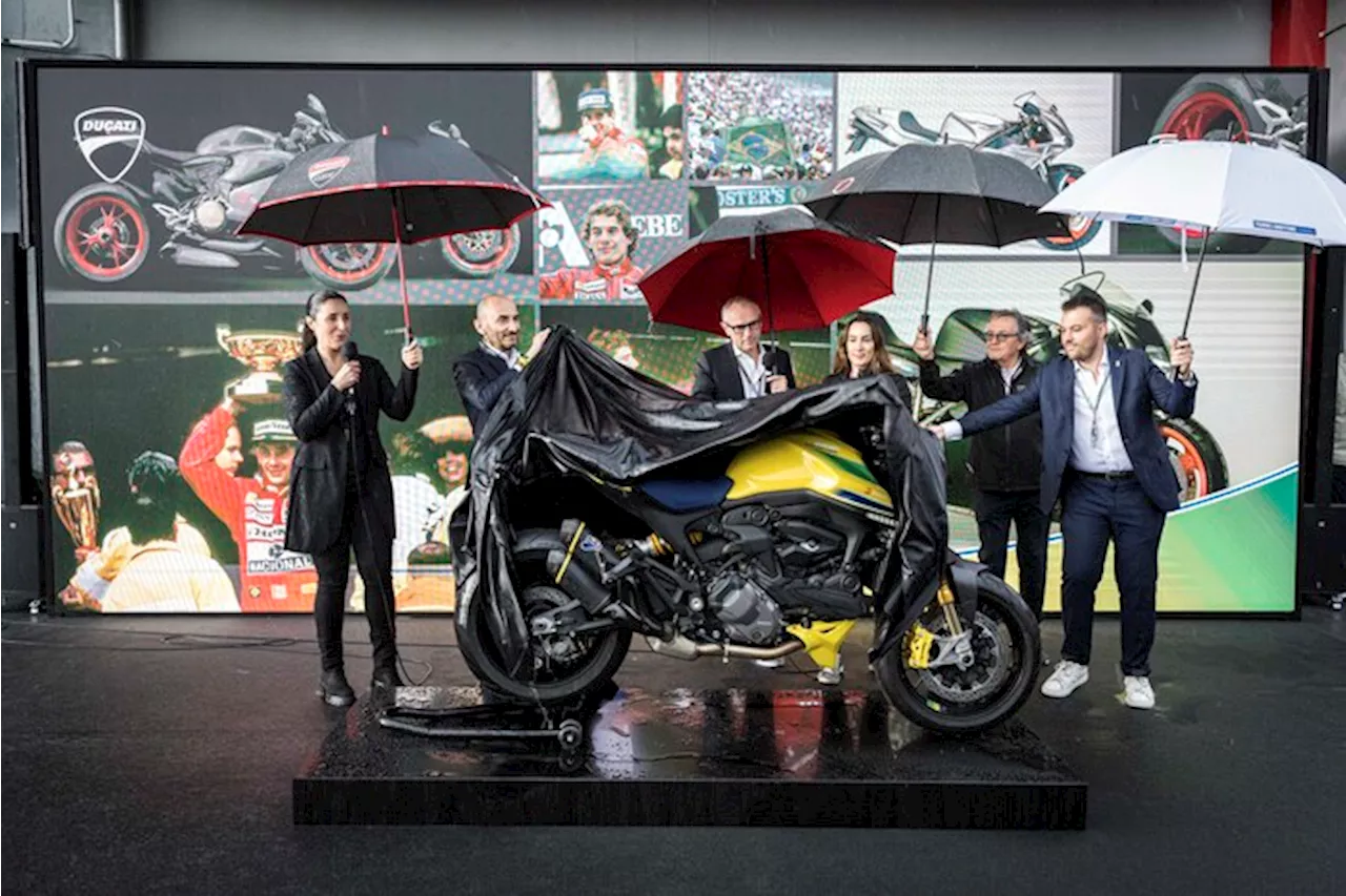 Ducati svela una moto speciale per ricordare Ayrton Senna