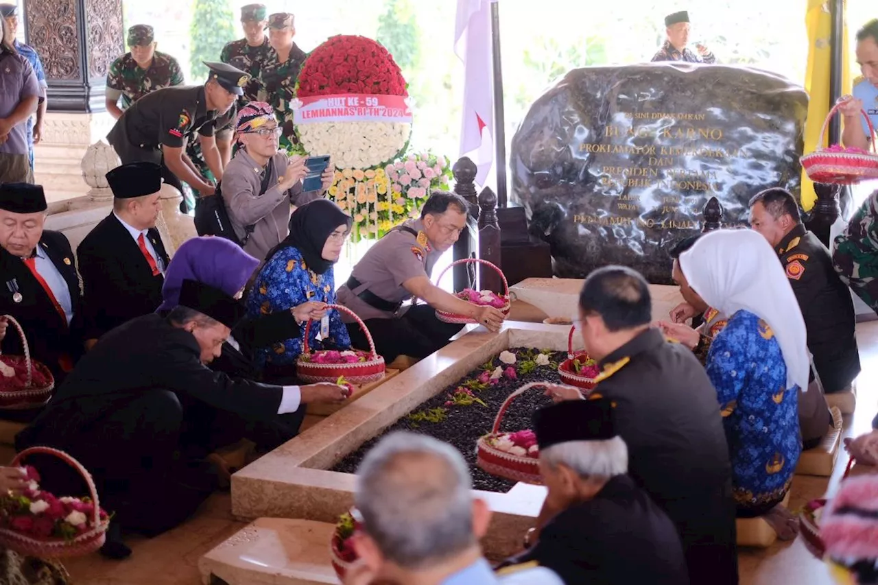 Pimpinan Lemhannas ziarah makam Bung Karno