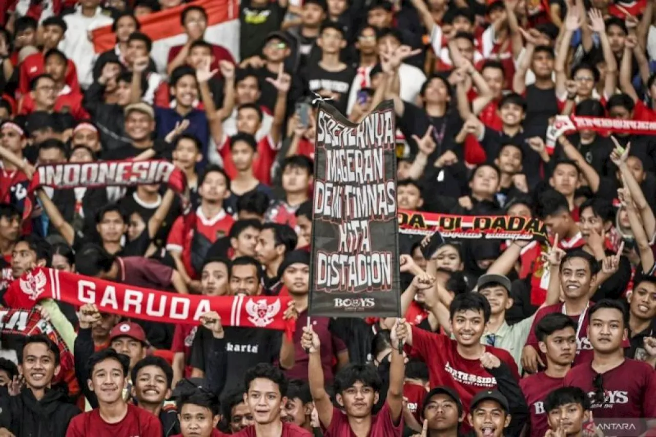 PSSI apresiasi antusiasme pendukung sambut dua laga Timnas Indonesia