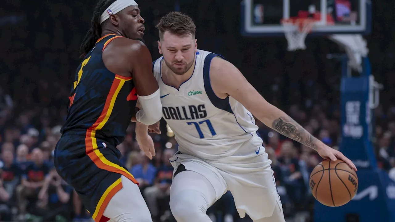 Doncic posts 30-point triple-double as Mavericks top Thunder to take 3-2 series lead