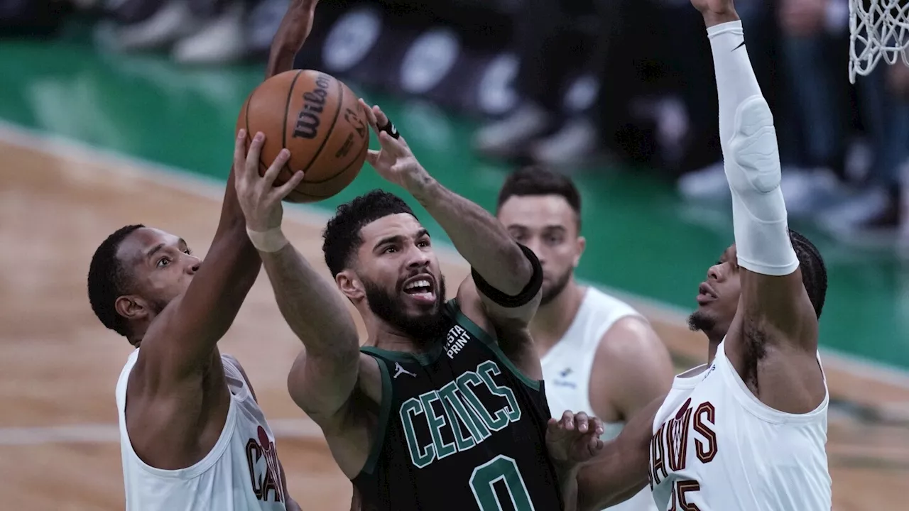 Jayson Tatum scores 25 to lead Celtics past Cavaliers 113-98 and into 3rd consecutive East finals