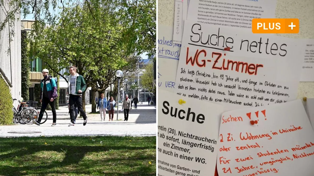 'Hat geschimmelt': Wohnungsnot trifft Studierende in Augsburg hart