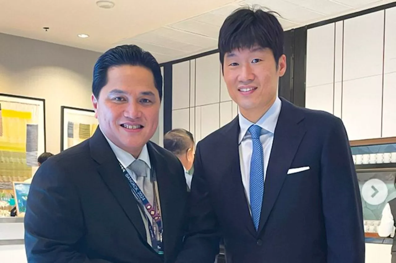 Bertemu Presiden KFA dan Legenda Timnas Korea Selatan, Erick Thohir Bahas Hal Ini