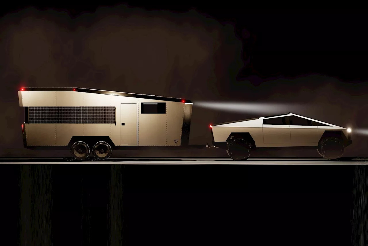 Living Vehicle’s ‘CyberTrailer’ is a Sandcrawler for your Tesla Cybertruck