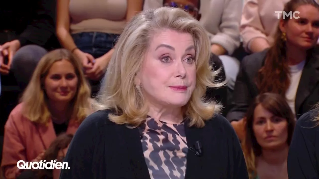 Catherine Deneuve totalement confuse dans Quotidien : Yann Barthès perplexe, Chiara Mastroianni forcée d’intervenir