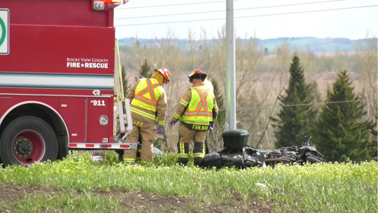 Lower Springbank Road closed west of Calgary for fatal crash