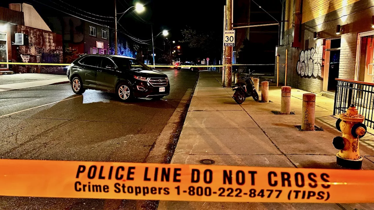 One person injured after scooter and unmarked police vehicle collide in West Queen West