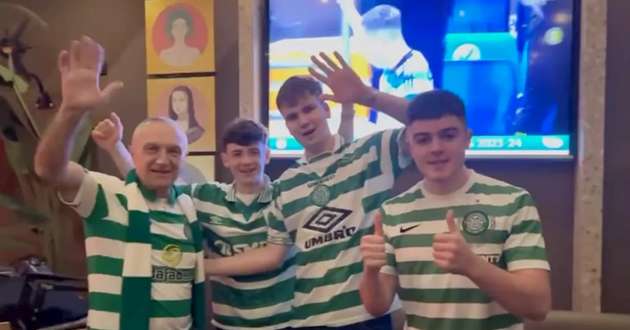 Celtic fans have boozy title party with ex-Albanian president in Tirana