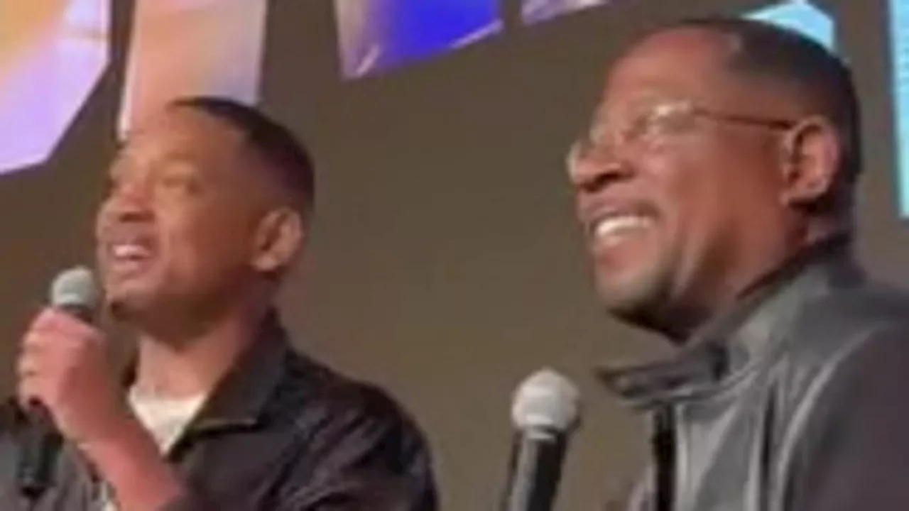 Will Smith and Martin Lawrence make surprise appearance at early screening of Bad Boys 4 in Los...