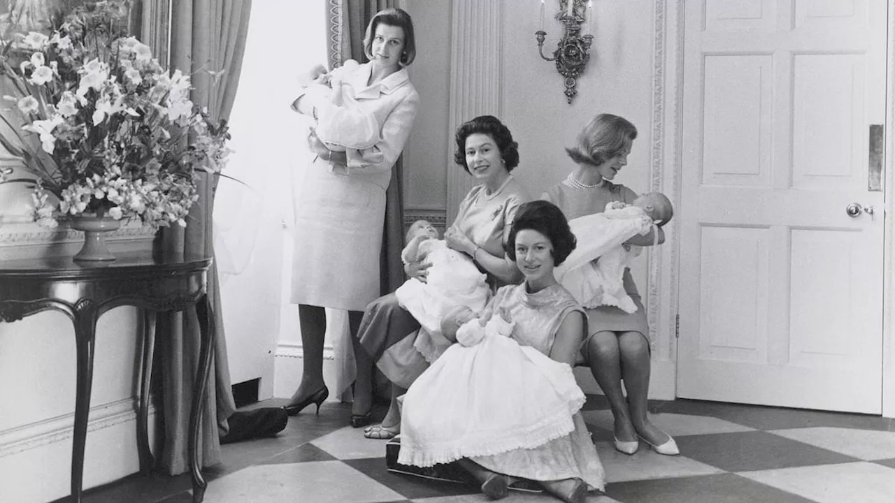 Never-before-seen photo of four royal mothers including Queen Elizabeth and Princess Margaret with...