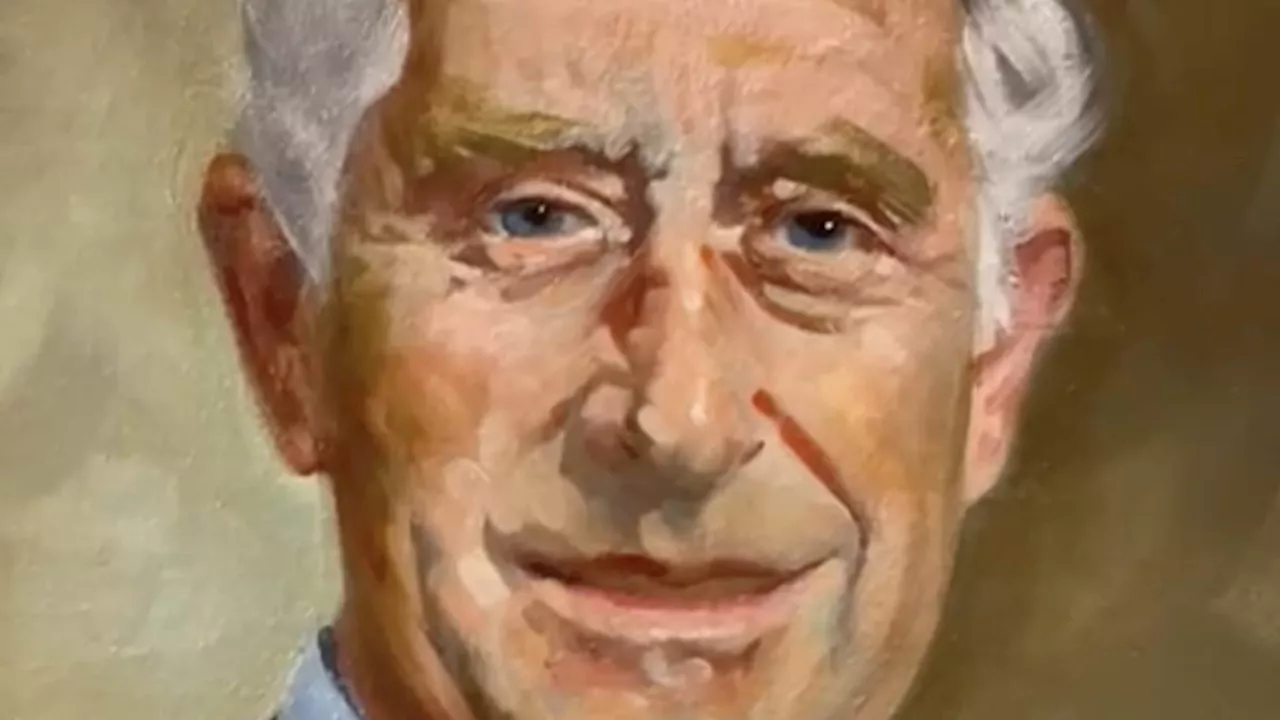 Royal portrait painter says new 'fiery' work doesn't capture 'Charles'