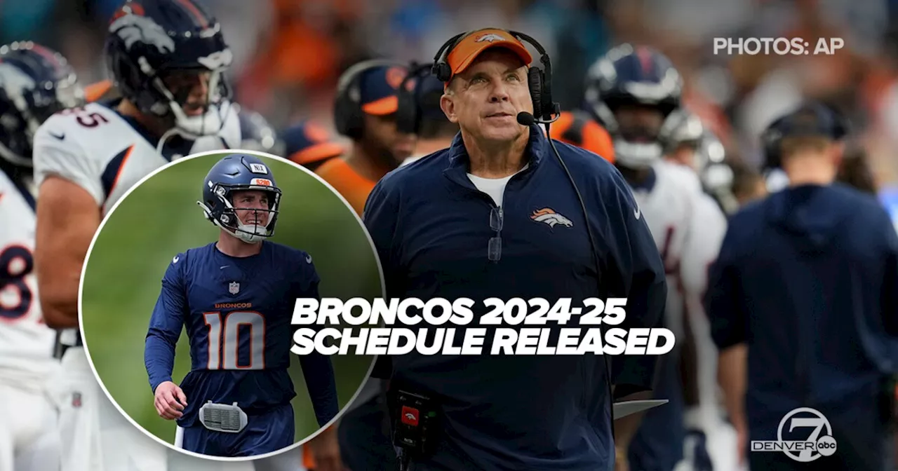 Broncos 2024 Schedule: Wilson returns to Denver, while Payton returns to New Orleans