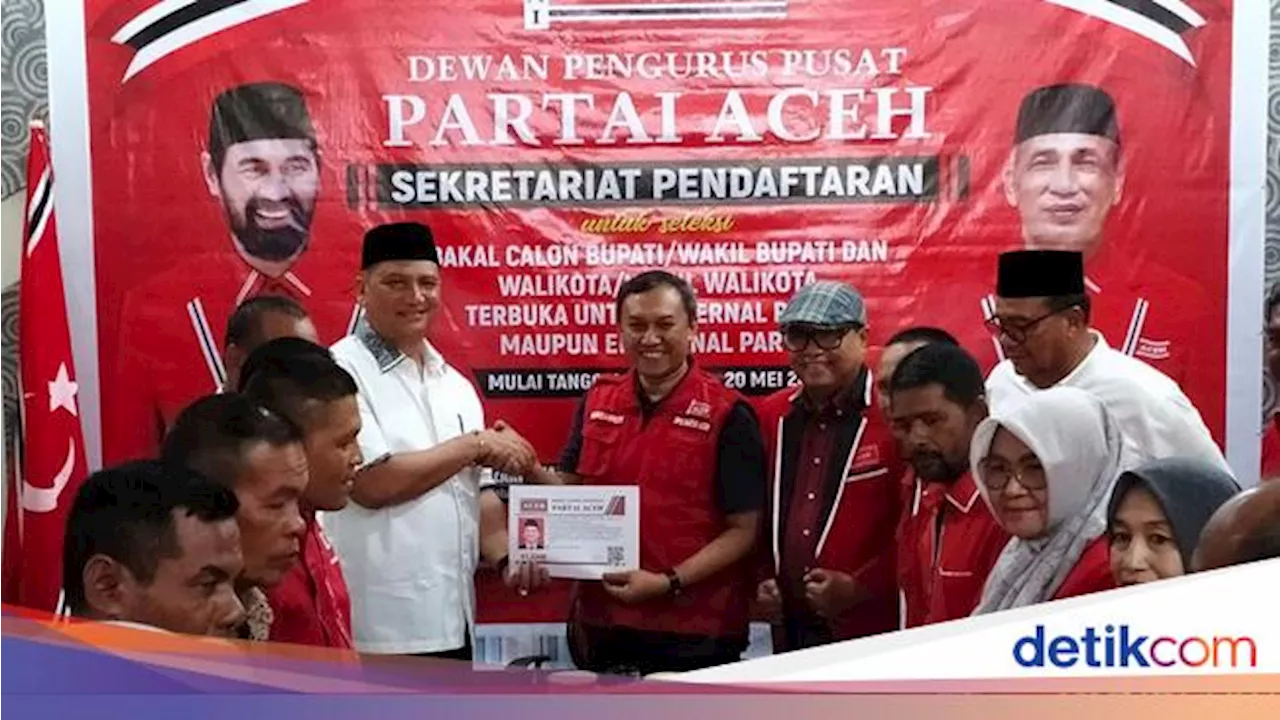 Wakapolda Daftar Bakal Calon Bupati Aceh Tamiang ke Partai Aceh