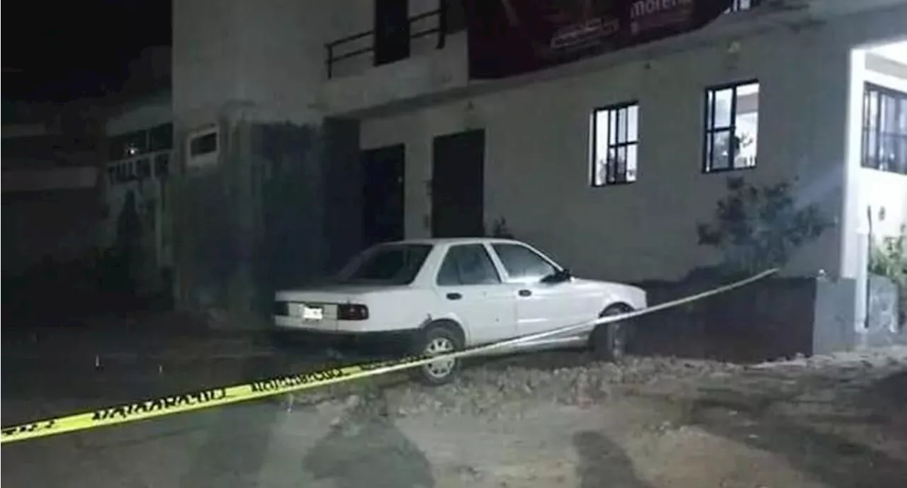 Balean casa de Nora Luciano, candidata de Morena a la presidencia municipal de Tlanchinol, Hidalgo