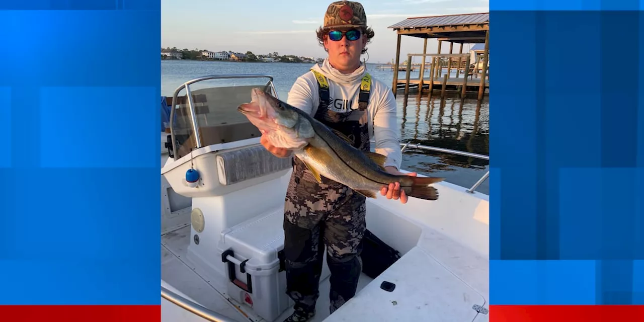 Baldwin County teen catches pending state record fish