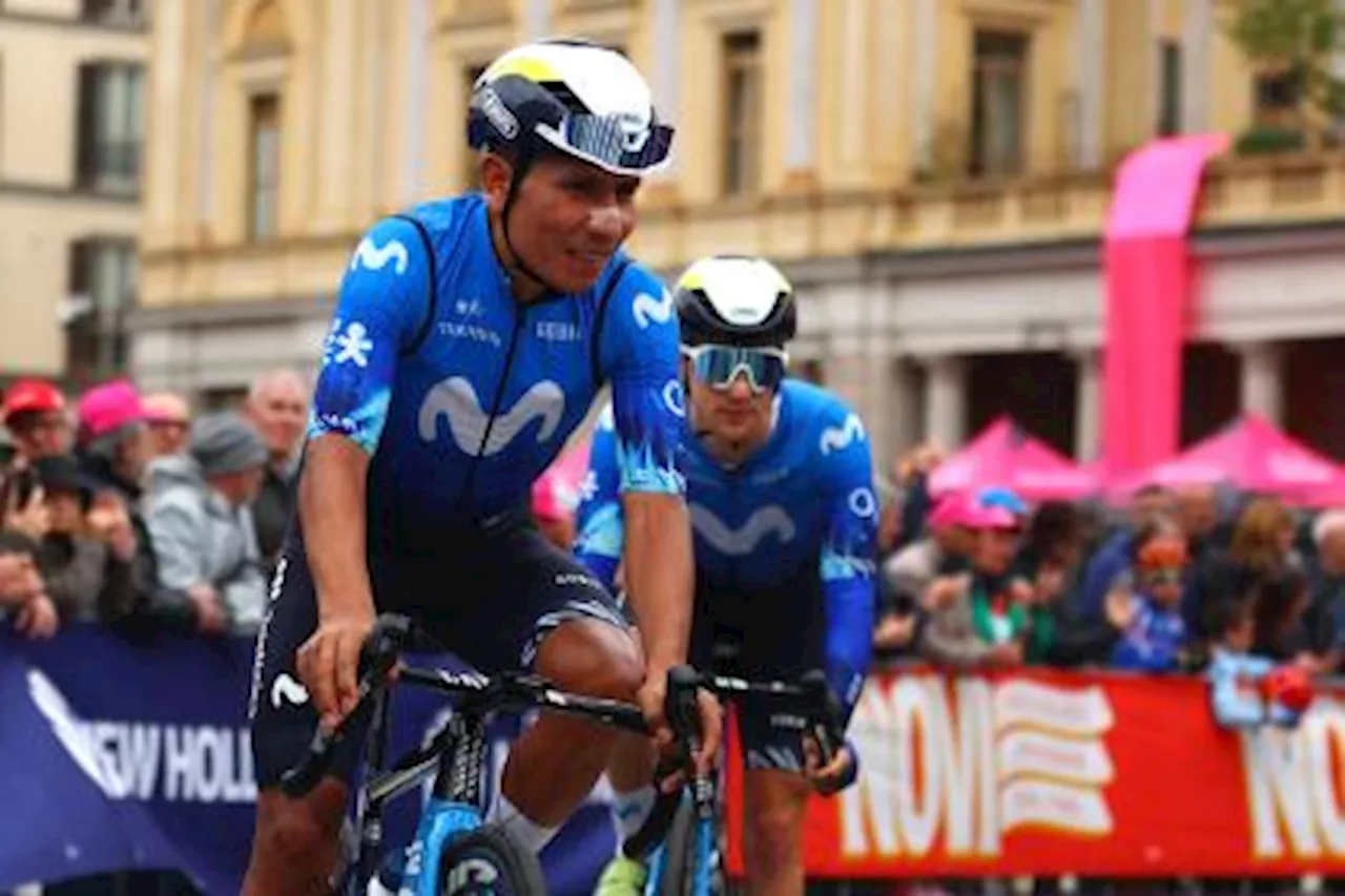 Nairo Quintana fue protagonista en la etapa 12 del Giro de Italia