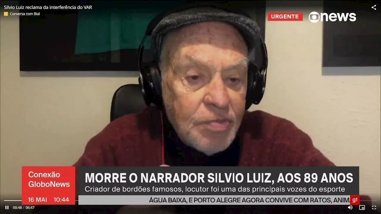 Silvio Luiz, lendário narrador esportivo, morre aos 89 anos em SP