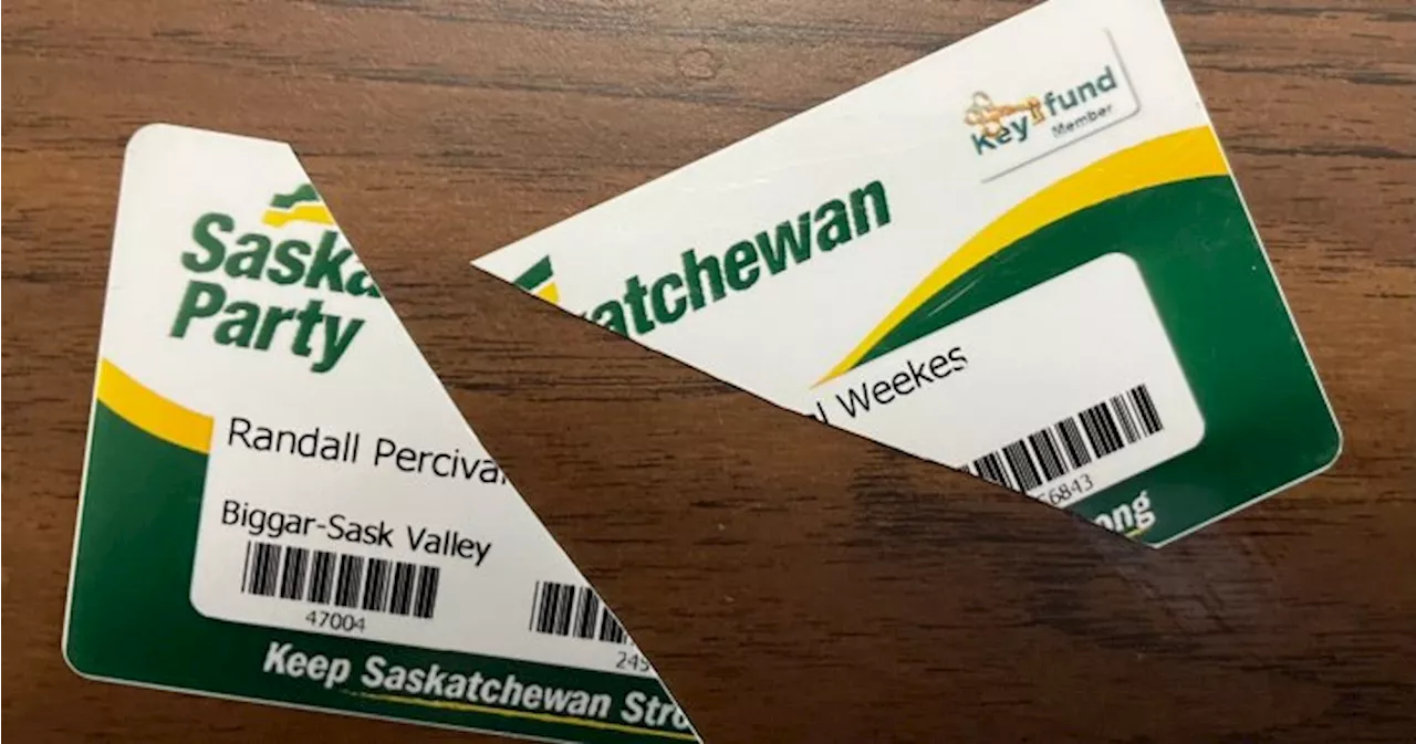 ‘Enough is Enough’: Saskatchewan Speaker cuts up party membership card