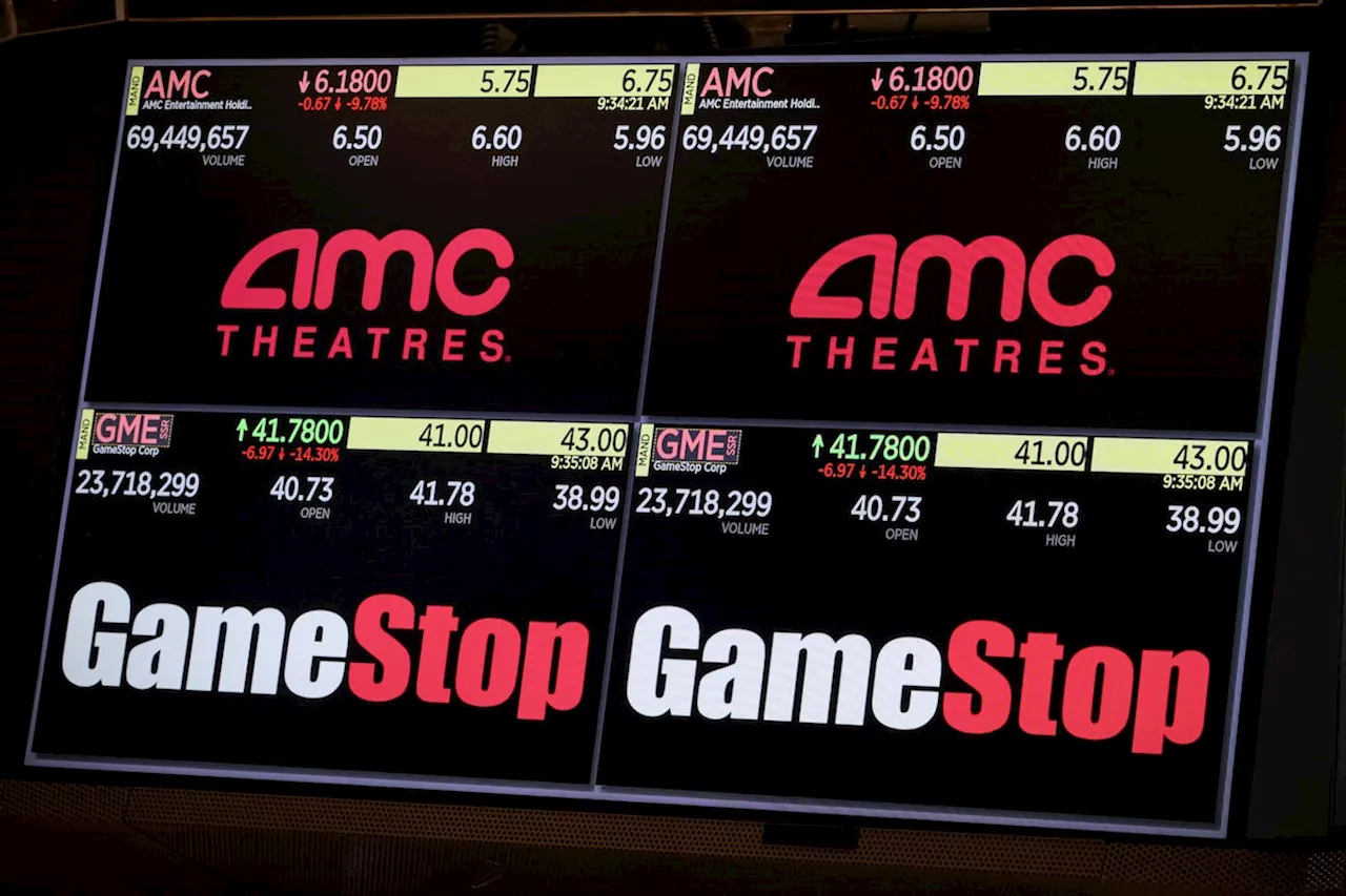 GameStop, AMC continue to slide as meme stocks rally loses steam