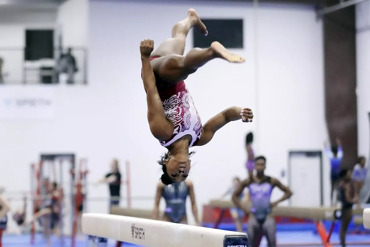 Simone Biles says she’s better prepared for the pressure as she steps into Olympic spotlight again