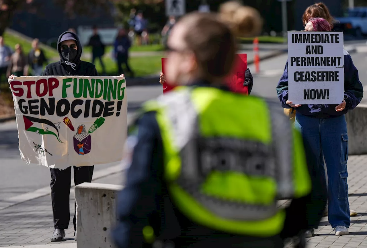 University of Victoria protest encampment eliciting more complaints, president says