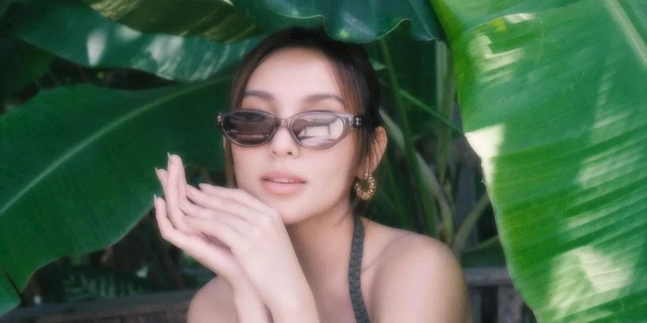 Kyline Alcantara beats the heat in Siargao