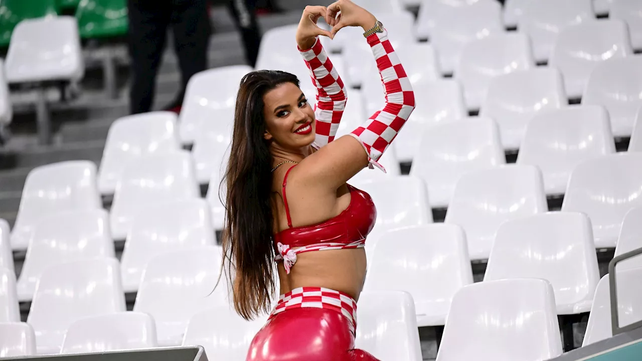 Super-Fan 'Miss Kroatien' muss um EURO zittern