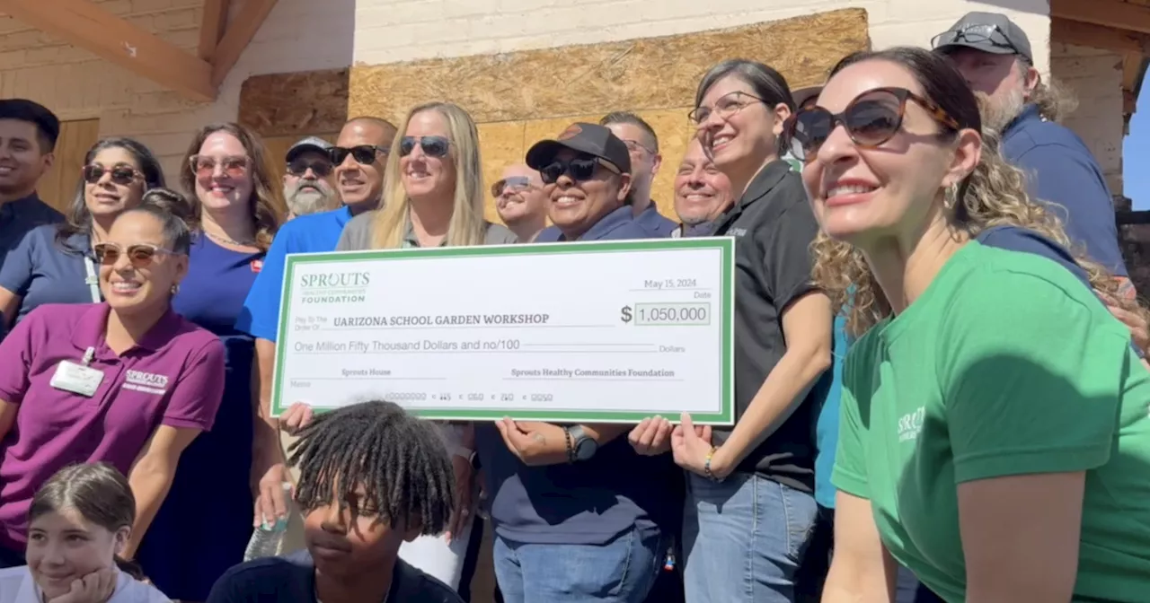 Sprouts Healthy Communities Foundation donates $1M to UArizona's School Garden Workshop