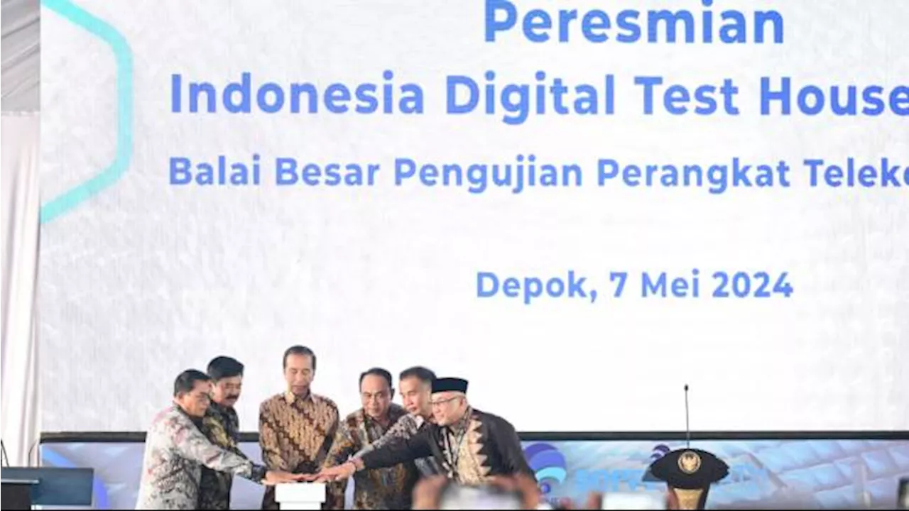 Dampingi Presiden Jokowi Resmikan IDTH, Menkominfo Budi: Laboratorium Dilengkapi Fasilitas Canggih