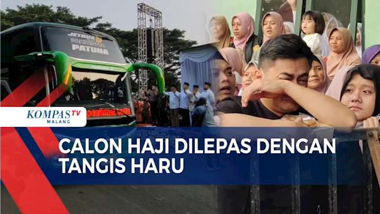 Tangis Haru Iringi Keberangkatan Calon Haji