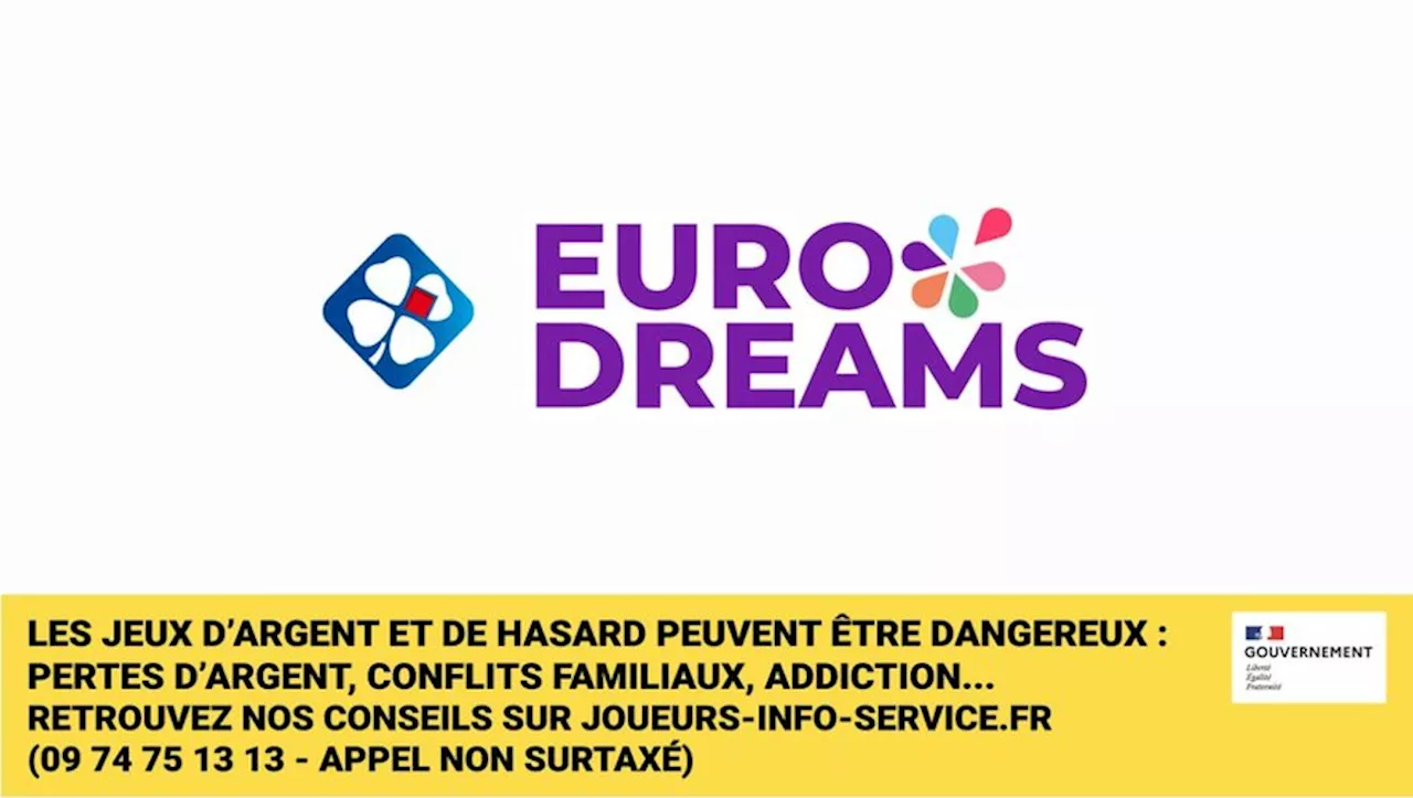 EuroDreams du jeudi 16 mai : tentez de gagner 20 000 euros par mois pendant 30 ans