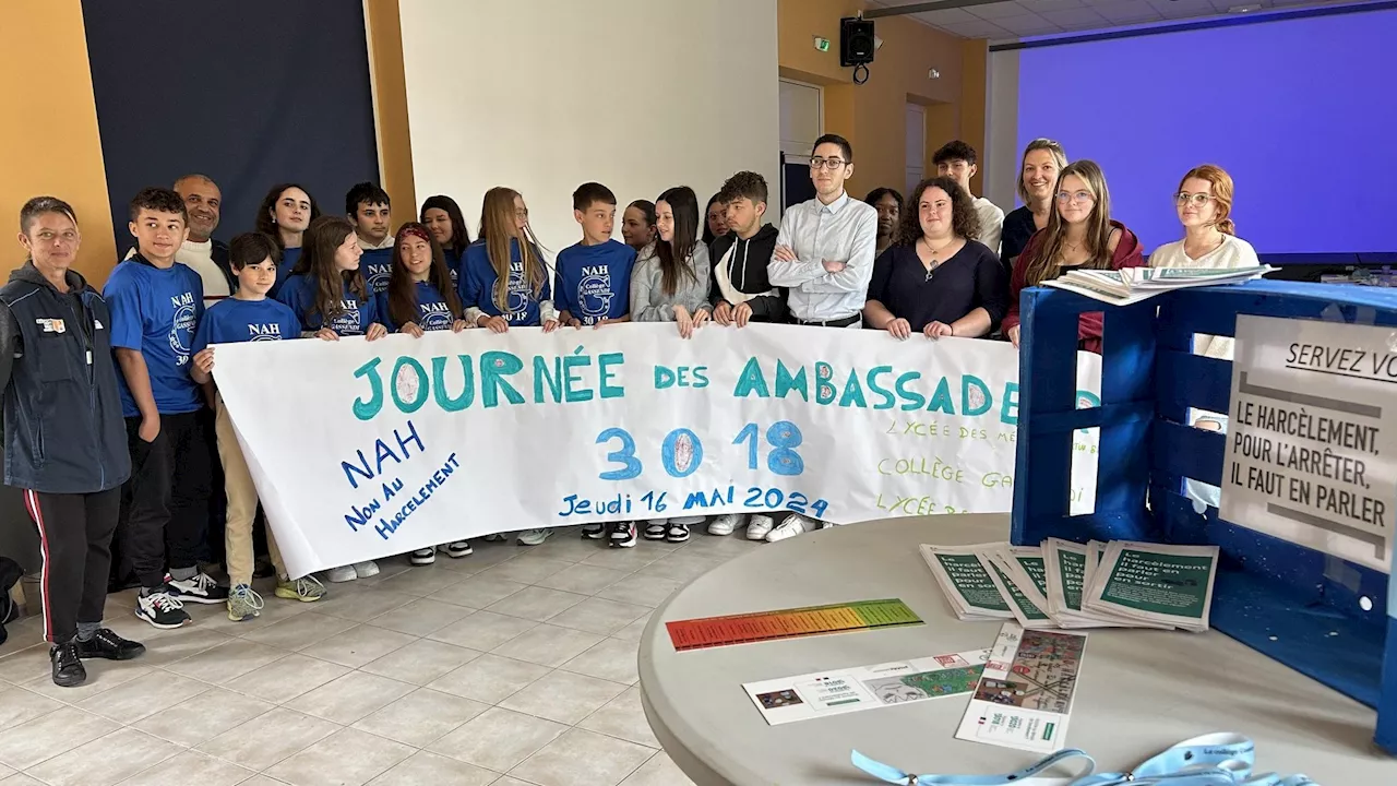 Les collégiens de Digne-les-Bains main dans la main pour lutter contre le harcèlement scolaire