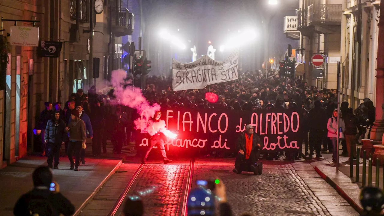 Corteo anarchico per Alfredo Cospito, il tribunale del riesame conferma il reato di devastazione