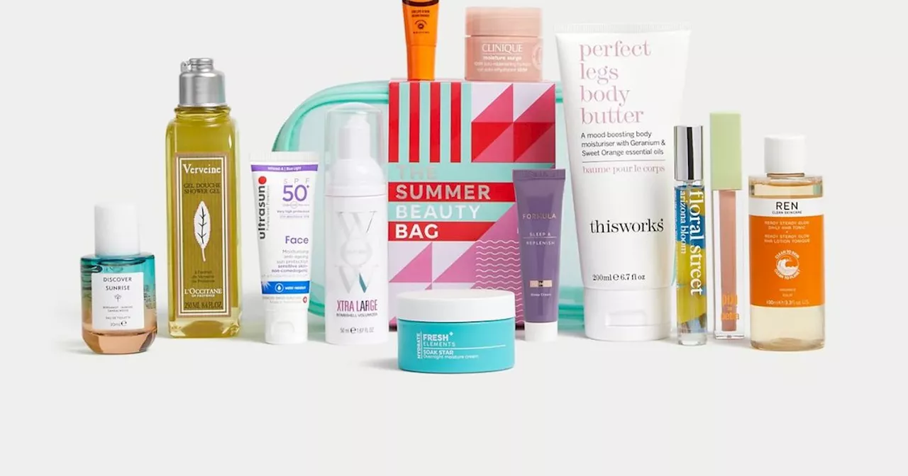 Marks and Spencer's £170 summer beauty bag now £30