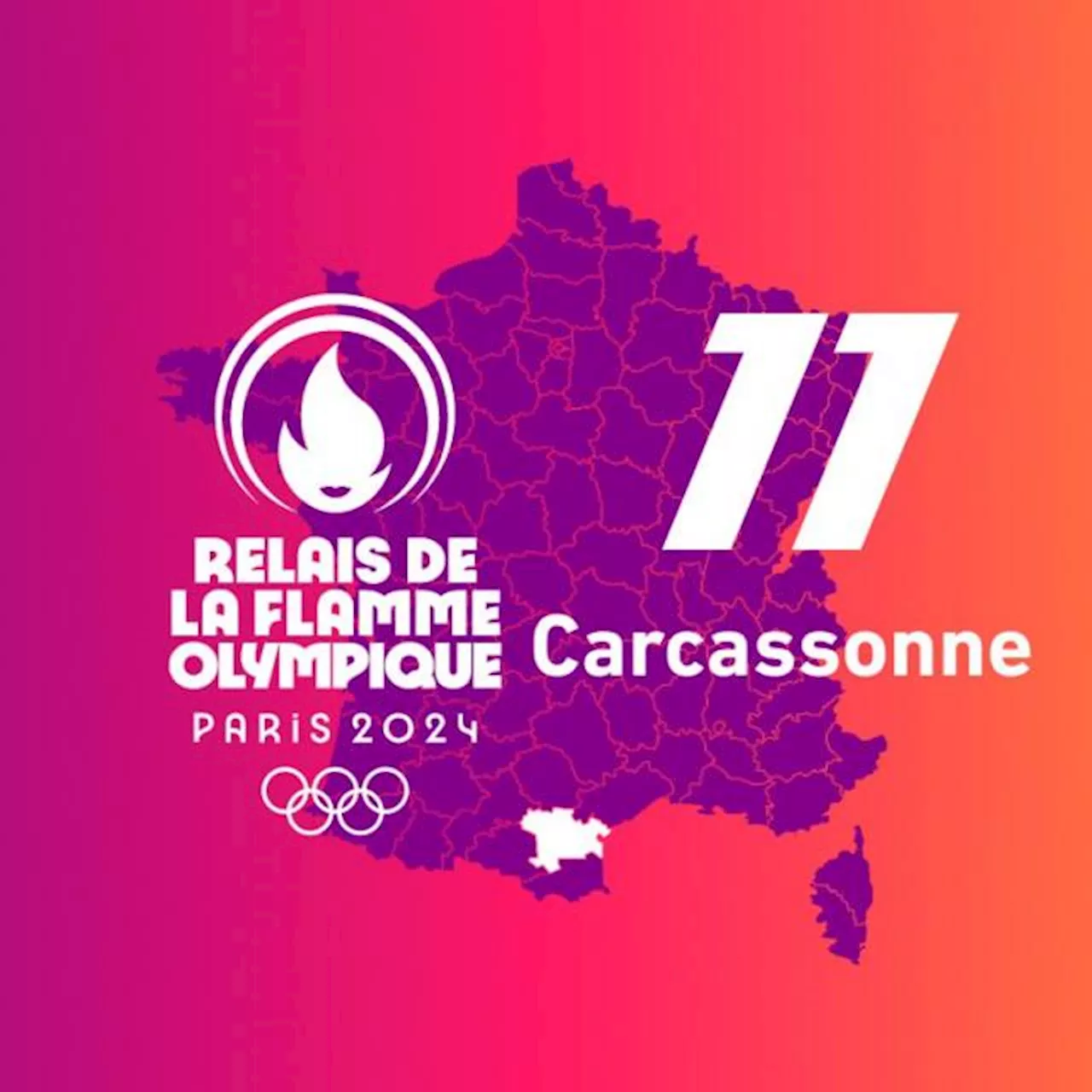 Flamme olympique 2024 à Carcassonne et dans l'Aude : programme et horaires de l'étape du jeudi 16 mai