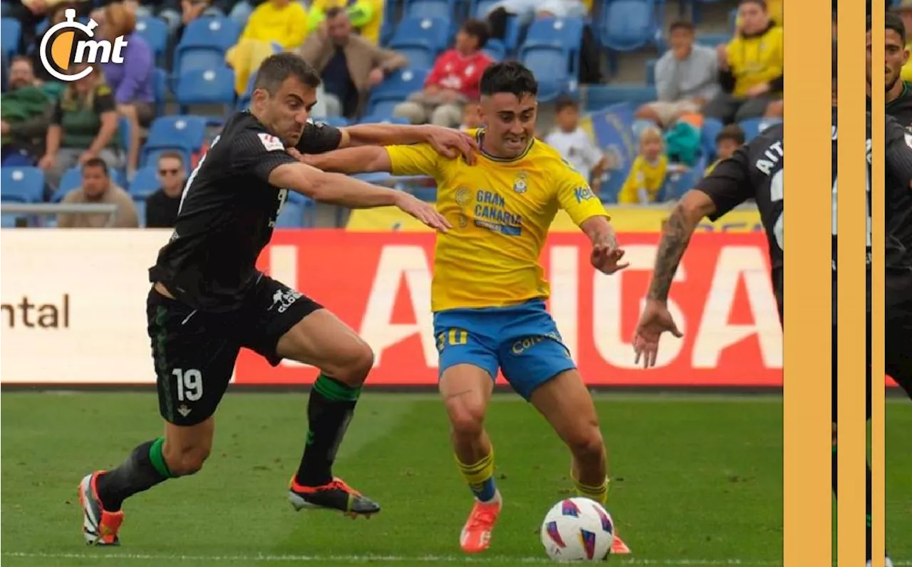 Sin Araujo, Las Palmas empata con Betis; ven la permanencia en LaLiga muy de cerca