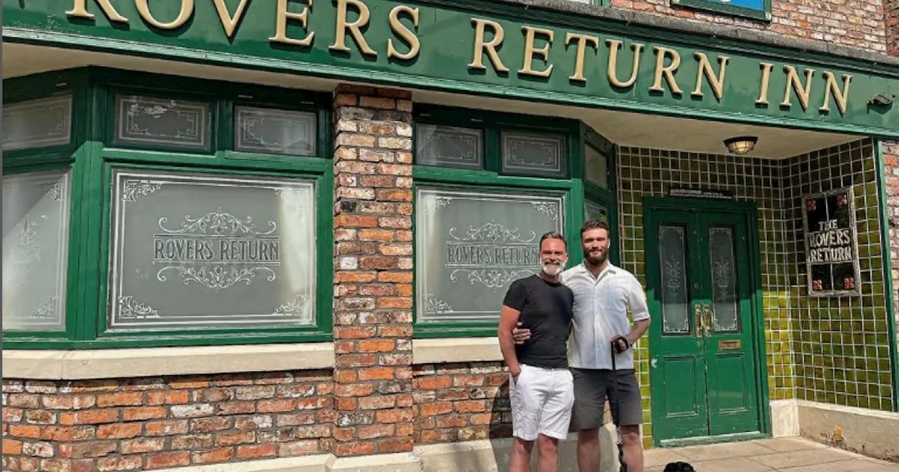 Corrie Billy star's beau says 'this is real life' on soap trip as fans respond