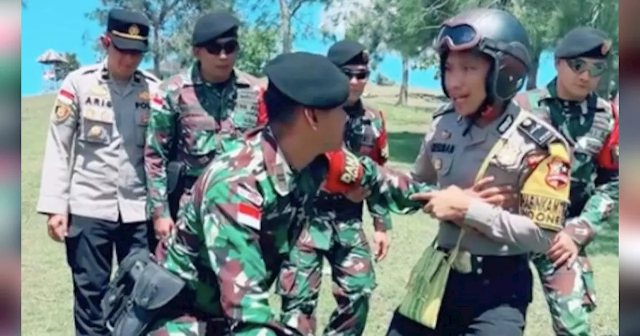 Kaget, Prajurit TNI Ini Mendadak Hentikan Langkah Pak Bhabin saat akan Berkunjung ke Perbatasan Timor Leste ‘Awas, Ada Ranjau Darat’