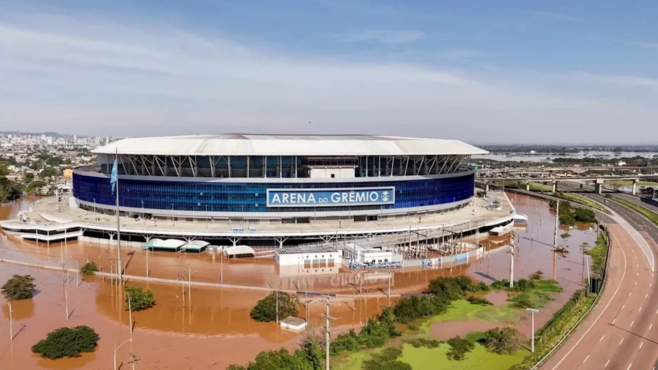 Preocupación: suspendieron partidos del Brasileirao por las inundaciones