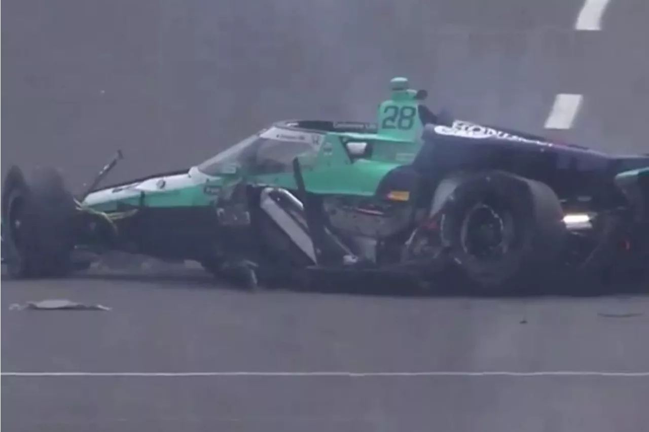 Marcus Ericsson suffers hard crash in Indy 500 practice