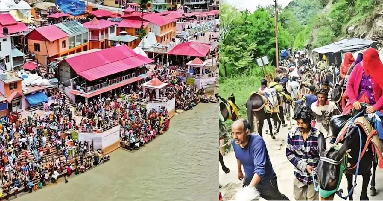 चारधाम में यात्रियों का सैलाब, क्षमता से दोगुने श्रद्धालु पहुंच रहे, बिना रजिस्‍ट्रेशन एंट्री पर लगेगी रोक