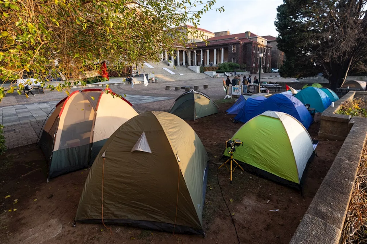 'Resistance is beautiful': UCT students set up camp in solidarity with Palestine