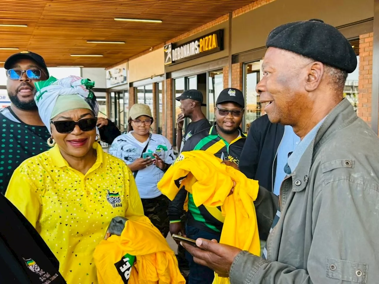 'We're not friends': Mbete tells residents not to vote for MK Party, says Zuma has 'gone crazy'