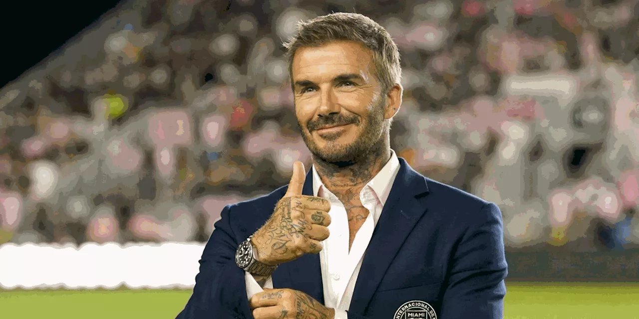 David Beckham wird Modedesigner