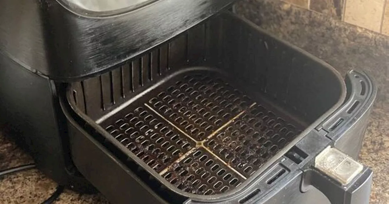 Cleaning expert shares 30p hack to get rid of grease in air fryer in seconds