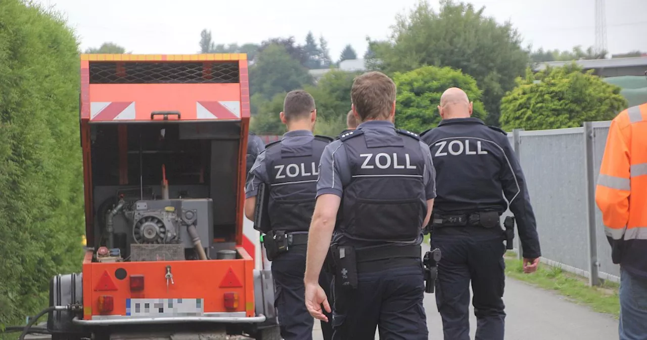 Nach wenigen Tagen der nächste Großeinsatz: Zoll schlägt erneut in Bünde zu