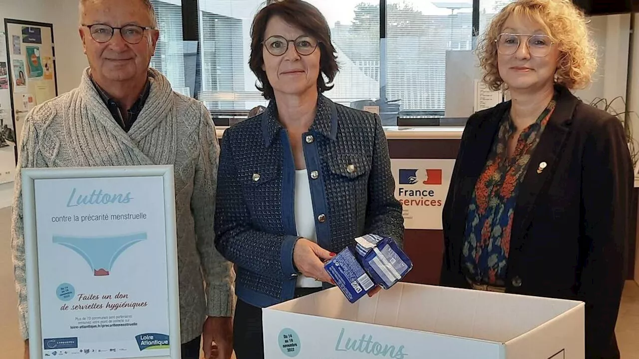 La précarité menstruelle n’est pas un sujet tabou dans cette commune de Loire-Atlantique