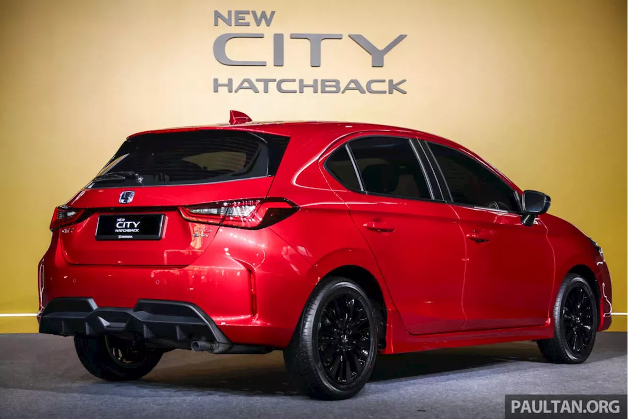 2024 Honda City Hatchback facelift debuts in Malaysia new petrol RS